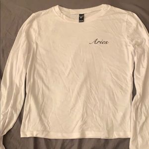 Aries white long sleeve